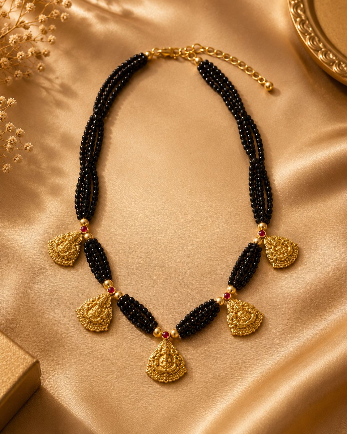 Black beads  chocker model